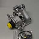 Aluminum Water Pump Kit Compatible with Audi A3 A4 A5 A6 Q3 Q5 TT A4 Allroad & VW Passat Jetta Golf CC T-iguan GTI Eos Beetle 2.0T TSI Engine，OE 1312460 06H121026DR 06H121026AF 06J121026R Set of 9