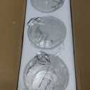 3 Pack Clear stripes Glass Lamp Shade Replacement Globe & Shade for Light Fixture, 3.94in Diameter 5.9in Tall, E26 Base 1-5/8 Inch Fitter, Cylindrical glass lampshade