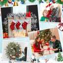 Yunsailing 20 Pcs Christmas Artificial Glitter Berry Stem Ornaments 17 Inch Fake Long Branch Tree Picks Flowers for Tall Vase Xmas Wedding Party Decoration(Silver)