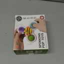 ALASOU 3PCS Pop Suction Cup Spinner Sensory Airplane Travel Toys for 1 Year Old Boy Girl Infant Toddlers|Novelty Spinning Tops 12 18 Months|1 2 Year Old Boy Birthday Gift|Baby Bath Toy Kids Ages 1-3