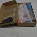 TONIFUL 4 Set Black Gold Balloon Class of 2025 Grad,Balloon Stand Kit for Black Gold Party Decor 40th 50th 60th 70th Birthday Decorations New Years Graduation Decorations 2025