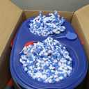 O-Cedar RinseClean Spin Mop & Bucket System + 2 Extra Mop Heads | Clean with Water | Removes 99% of Bacteria