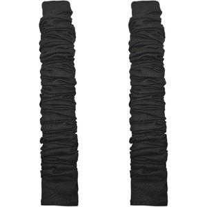 Fabric Cord Cover & Chandelier Chain Cover 2 Pack 6Feet Length for Chandelier Lighting Wires Natural Burlap Easy to Install (Black)