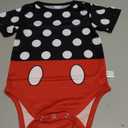 dicilly Cute Mouse Eyes Baby Bodysuit soft cartoon short sleeve clothing for baby romper for Boys Girls 3 Months - 24 Months, 9-12M