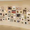 KINLINK 8x10 Picture Frame White Set of 6, Wooden Photo Frames Matted 5x7 with Plexiglass for 5x7 with Mat or 8x10 without Mat for Table and Wall Display