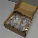 5 PackChampagne Bronze Hooks Large Wall Mounted Solid Heavy-Duty Decorative Double-Sided Coat Hooks for Coats,Hats,Backpacks,Bags Closet,Entryway,Laundry Room,Office