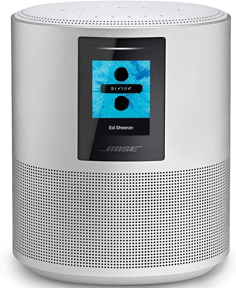 Bose Home Speaker 500 Speakers with Amazon Alexa and Integrated Google Assistant - Silver
