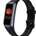 Zeacool Fitness Tracker with 24/7 Heart Rate, Blood Oxygen Blood Pressure Sleep Monitor, Activity Trackers 5 ATM Waterproof,Step Calorie Counter Pedometer Health Smart Watch for Women Men (Black)