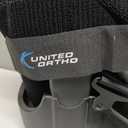 United Ortho USA14115 Short Air Cam Walker Fracture Boot, Medium, Black