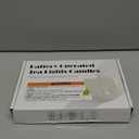 Homemory 24-Pack Flameless LED Tea Lights Candles Battery Operated, 200+Hour Fake Electric Candles TeaLights for Votive, Halloween, Ofrenda, Diya, Wedding Centerpiece Table Decor, Funeral, Christmas (Warm White Light, White Base)