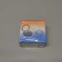 2 x Transparent Retainer Holder with Lanyard, Travel Night Guard Box with Vent Holes, Compact Portable Mouthguard Container, Aligner Case Compatible with Invisalign (Clear Blue)