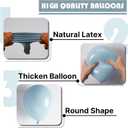 2 x PartyWoo Dusty Blue Balloons 85pcs Different Sizes of 18 12 10 5 Inch Light Blue Aqua Boho Balloon Arch Kit Garland for Graduation Baby Shower Gender Reveal Birthday Party Decorations Blue-F28