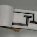 KOKOSIRI 20-Inch Single Towel Bar, Bathroom Kitchen Towel Holder, Wall Mounted SUS304 Stainless Steel Towel Rack 2 Pack, Matte Black, B4003BK-L20-P2