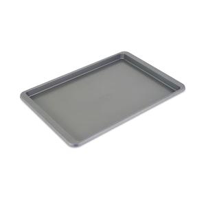 KitchenAid 13x18in Nonstick Aluminized Steel Baking Sheet, Contour Silver