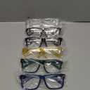 6-Pack Metalless & Screwless Spring Hinges Reading Glasses for Men Women Oversized Stylish Readers +1.00