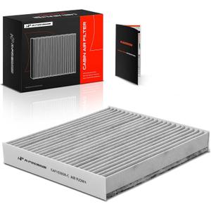 A-Premium Cabin Air Filter w/Activated Carbon Compatible with Toyota, Lexus, Land Rover, Scion, Subaru, Pontiac & Jaguar - Camry, RAV4, Highlander, Corolla, Sienna, Tundra, Prius, 4Runner, Outback