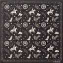 22"x22" Cowboy Element Cotton Bandana Multi-Purpose Headbands