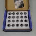 M12X1.5 Lug Nuts - 20pcs Wheel Nut Set Compatible with Buick, Dodge, Chrysler, Ford, GMC, Cadillac, Chevrolet/Chevy, Lincoln, Toyota, Hyundai, Pontiac