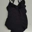 SHAPERX Women's Seamless Shapewear Bodysuit Tummy Control Body Shaper Waist Snatching Body Suit (1-black (Thong))