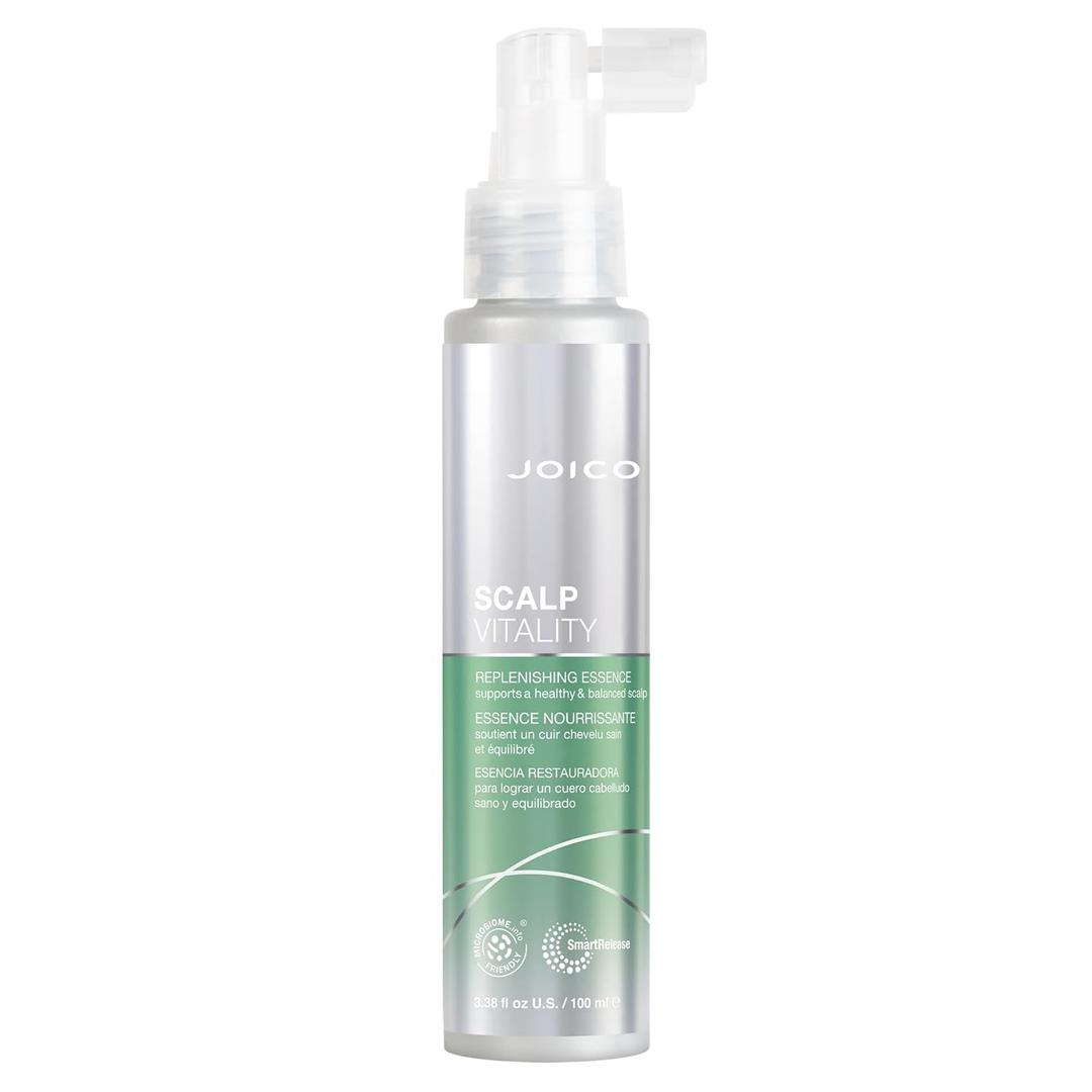 Joico Scalp Vitality Replenishing Essence | Supports A Healthy & Balanced Scalp | For Dry, Tight and Itchy Scalp | Hydrate & Nourish | Leaves Scalp Replenished & Calm | Cooling Sensation | 3.38 Fl Oz