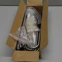 Upgrade 9 Layers Pants Hangers Space Saving, 2 Pack Pant Hangers Organizer Multifunctional Pants Rack Space Saver Closet Organizers and Storage Hangers for Pants Jeans Leggings Trousers Skirts, White