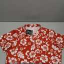 Hawaiian Shirts for Women Tropical Shirt Summer Beach Hawaii Button Down Short Sleeve Blouses Floral Tops Hawaii Outfits 2025 (Small, A-flower Red)