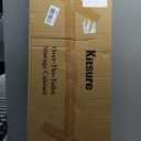 Kitsure 68.1"H Over Toilet Storage Cabinet, Magnetic Door, Adjustable Shelf, 3 Tiers