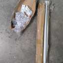 ChadMade Ceiling/Wall Mount Curtain Track Rod Set with Hooks, 6ft - 9ft Adjustable Length Window Rod Track Curtain Rail System For Living Room Bedroom, Work with Grommet and Pinch Pleated Curtain