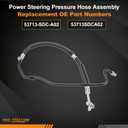 53713-SDC-A02 Power Steering Pressure Hose Assembly Compatible with Honda Accord 2.4L 2003-2007 Acura TSX 2.4L 2004-2008 Replacement for 53713-SDC-A02 53713SDCA02