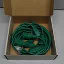 25Ft 3 Outlets Green Outdoor Extension Cords for Halloween Christmas Inflatables Blow Ups Yard Waterproof Outside with Multiple Outlets Extension Cord Power Splitter for Christmas Lights Decorations