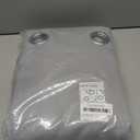 NICETOWN Blackout Silver Grey Curtains 90 inch Length - Triple Weave Energy Saving Thermal Insulated Solid Grommet Blackout Draperies for Bedroom/Living Room (1 Pair, W52 x L90)