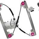 Front Right Passenger Side Power Window Regulator with (2-Pin Motor) Replacement for 2012 2013 2014 2015 Chevy Cruze, 2016 Chevy Cruze Limited, 751-740