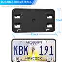 Replace for 2018 2019 2020 Ford F150 Front License Plate Bracket Frame Holder, 3.3L 5.0L Truck Bumper Plate Frame Mount JL3Z-17A385-AA & FO1068180