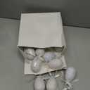 Gemscream 24 Pcs Easter Eggs Hanging Ornaments, Colorful Foam Easter Hanging Eggs Decorations with Bow Bunny and Floral Designs for Tree Basket Filler Decor Party Favors (Toile de Jouy Style)