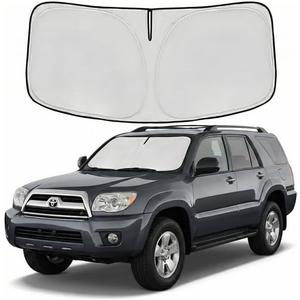 Windshield Sun Shade for Toyota 4Runner 2003-2009 Sunshade Front Window Shade Custom Fit 4Runner Accessories Sun Visor Foldable Shade Blocks UV Rays Accessories