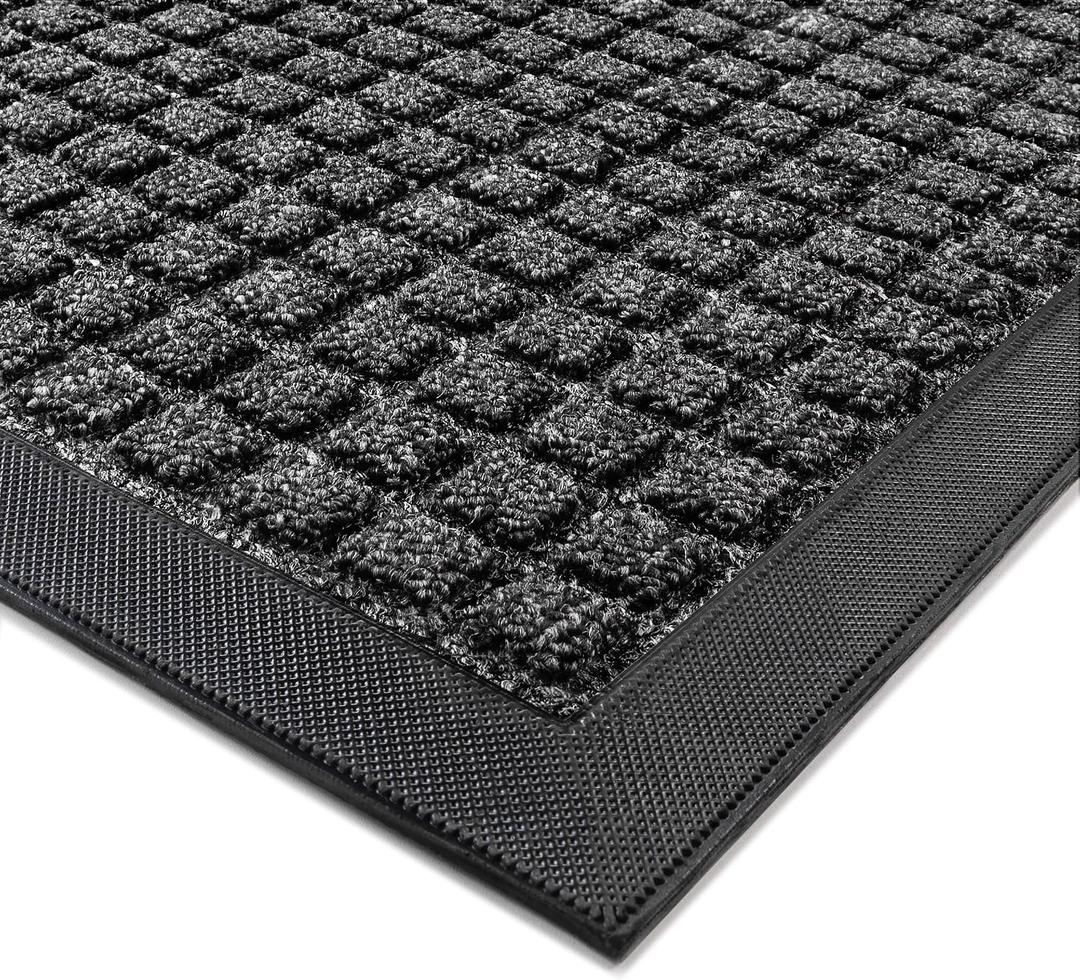 100pointONE Front Door Mat Outside Entrance, Dirt Trapper Doormat 72"x48"