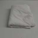 WARMDERN Duvet Cover Set Queen Size, 3pcs Washed Microfiber White Bedding Set, Soft Breathable Striped Textured Seersucker Duvet Cover with Zipper Closure & Corner Ties, (White, Queen)