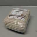 RESARE Waffle Bath Mat for Bathroom, Super Absorbent Bathroom Rugs Non Slip Machine Washable, Ultra Soft Quick Dry Boho Bath Rugs with Tassels for Floor, Upgraded Bordered Design, 18"x30" Pale Beige (1'6" x 2'6" (Rectangular))