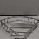 304 Stainless Steel Shower Caddy Corner Basket Shelf Bathroom Organizer Wall Mounted Storage, Brushed Nickel