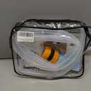 Slip-On Tub Hose 6FT - Flexible Bathtub Faucet Sprayer Attachment for Cleaning & Pet Care -Dog Shower Hose- No Installation - Fits Faucets Up to 3" Wide - Portable