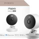 Aqara G100, 2K Indoor/Outdoor Security Camera, HomeKit Secure Video, 2-Way Audio, Spotlight Color/IR Night Vision, AI Detection, 140 FOV, Wi-Fi 6, Supports HomeKit, Alexa, Google and IFTTT, White