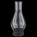 2.13 Inch Base by 6.5 Inch Oil Lamp Chimney Replacement, Tall Kerosene Globe, Clear Oil Lamps Glass Globe, Hurricane Lamp Globes Shade Cover, Glass Chimney for Oil Lamps for Indoor Use