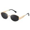 Dokbini Women's Retro Sunglasses - Classic Trendy Polarized Sun Glasses UV Protection Fashion Eyewear Gold Green