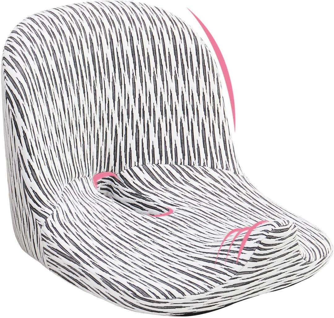 Memory Foam Seat Cushion, Posture Correction Cushion, Tailbone Pain Relief, Support Office Chair and Home, Ergonomic Back and Lumbar Support (Small)