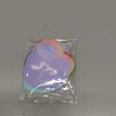 20 Pcs Heart-Shaped Ziplock Bags, Multicolor Clear Plastic Jewelry Bags for Earrings, Rings, Business Supplies,Valentine's Day, Wedding, Birthday, Christmas, Halloween Party Favors (20)