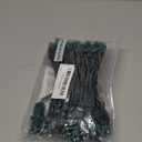 100 Counts Warm White LED Christmas Lights  50ft 5mm White Christmas Lights Outdoor Commercial Grade Waterproof, Indoor Christmas Tree Decorations, Green Wire Mini String Lights, UL, IP:65