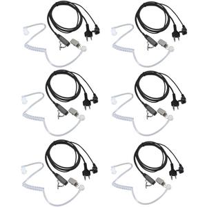 Walkie Talkie Headset for Midland with Mic Security Earpiece for GXT1000VP4 LXT500VP3 GXT1050VP4 GXT1000XB (6 Packs)