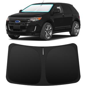 INSAUTO Custom Fit Windshield Sun Shade for Ford Edge 2007-2014 | Foldable Front Window Sunshade Car Accessories, UV & Heat Reflector, Keeps Interior Cool, Includes Storage Bag