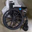 Medline Lightweight Wheelchair for Adults With Swing-Back, Desk-Length Arms, Elevating Leg Rests; 18W" x 16"D Seat