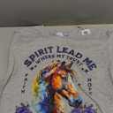 Spirit Lead Me Where My Trust Is Without Borders Christian T-Shirt, Large, Slate Grey 